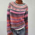 Vintage elegant og komfortabel pullover til damer