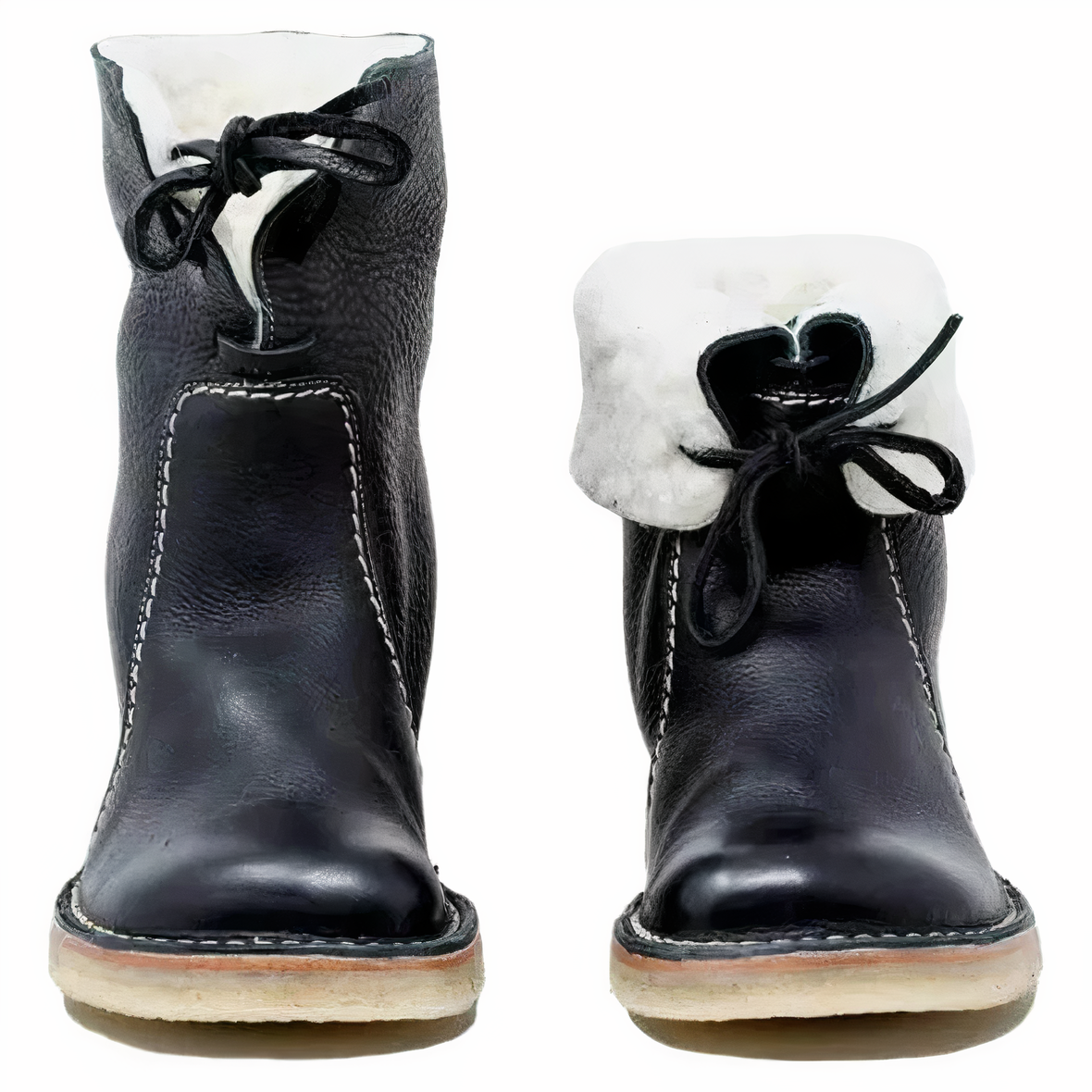 Schicke lässige Damen-Lederstiefel (wadenhoch) für Stil und Komfort im Alltag