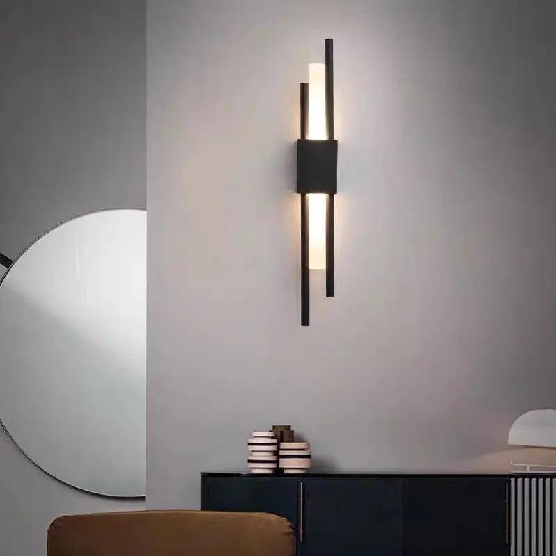 Adan - Wandapplikationen aus Metall im zeitgenössischen Design mit verstellbarer LED-Beleuchtung