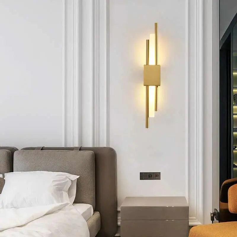 Adan - Wandapplikationen aus Metall im zeitgenössischen Design mit verstellbarer LED-Beleuchtung
