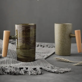 Elegante Agaten-Tasse aus Keramik, ideal für einen raffinierten Kaffee