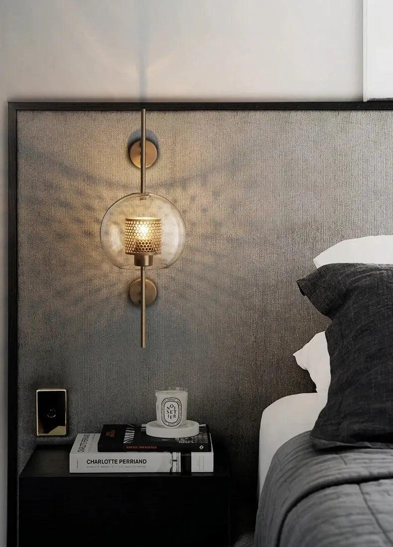 Luxus Wandaufkleber – Modernes Skandinavisches Design mit Glas- und Metall-Finish für einen eleganten Akzent