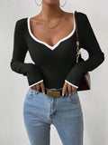 Figurformet Longsleeve-Top