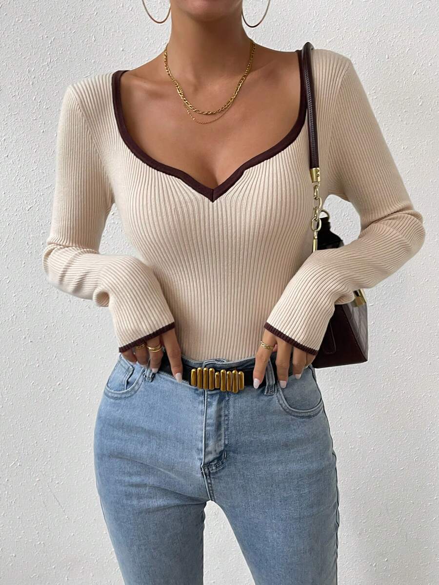 Annelie – Figurbetontes Longsleeve-Top 1