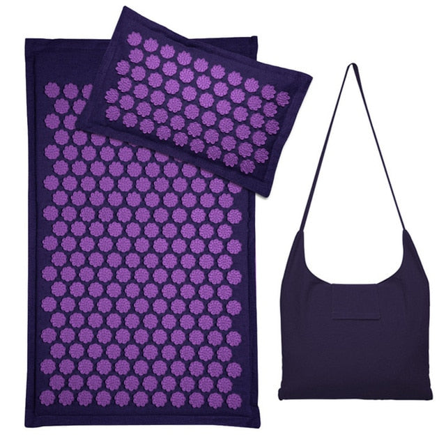 Akupressurmatte & Kissen-Set - 5500 Druckpunkte