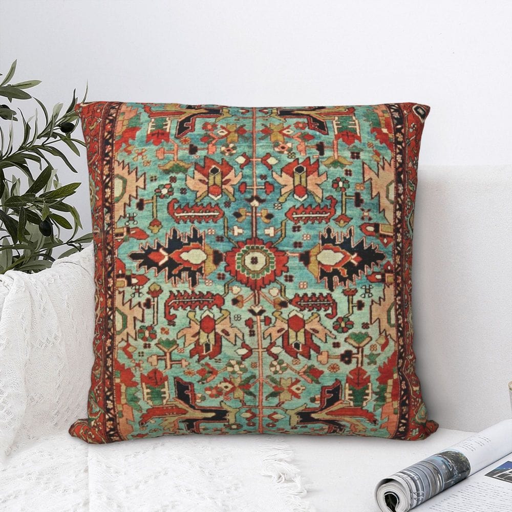 Isanthe - Luxuskissen mit Vintage Heriz Perserteppichmuster für ein elegantes Interieur