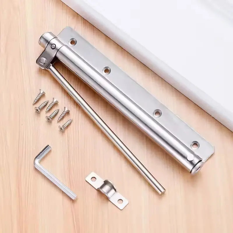 Sanfter Türschließer, hydraulisch, einstellbar, Silber/Schwarz