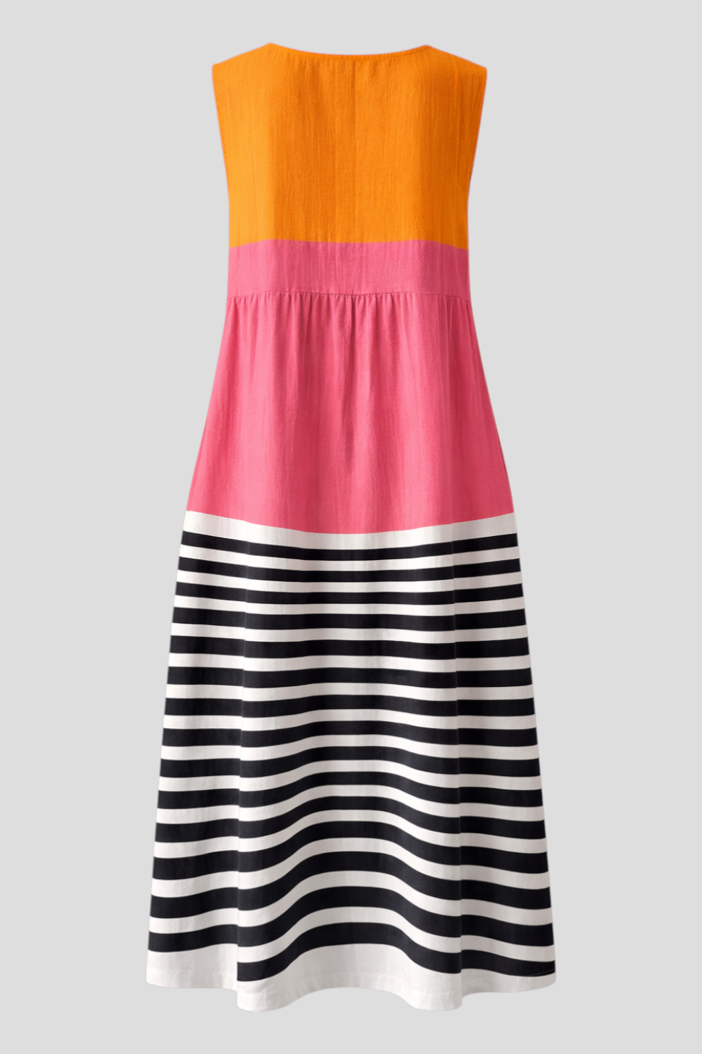 Schöne und farbenfrohe Batik-Kleid für alle Anlässe Damen