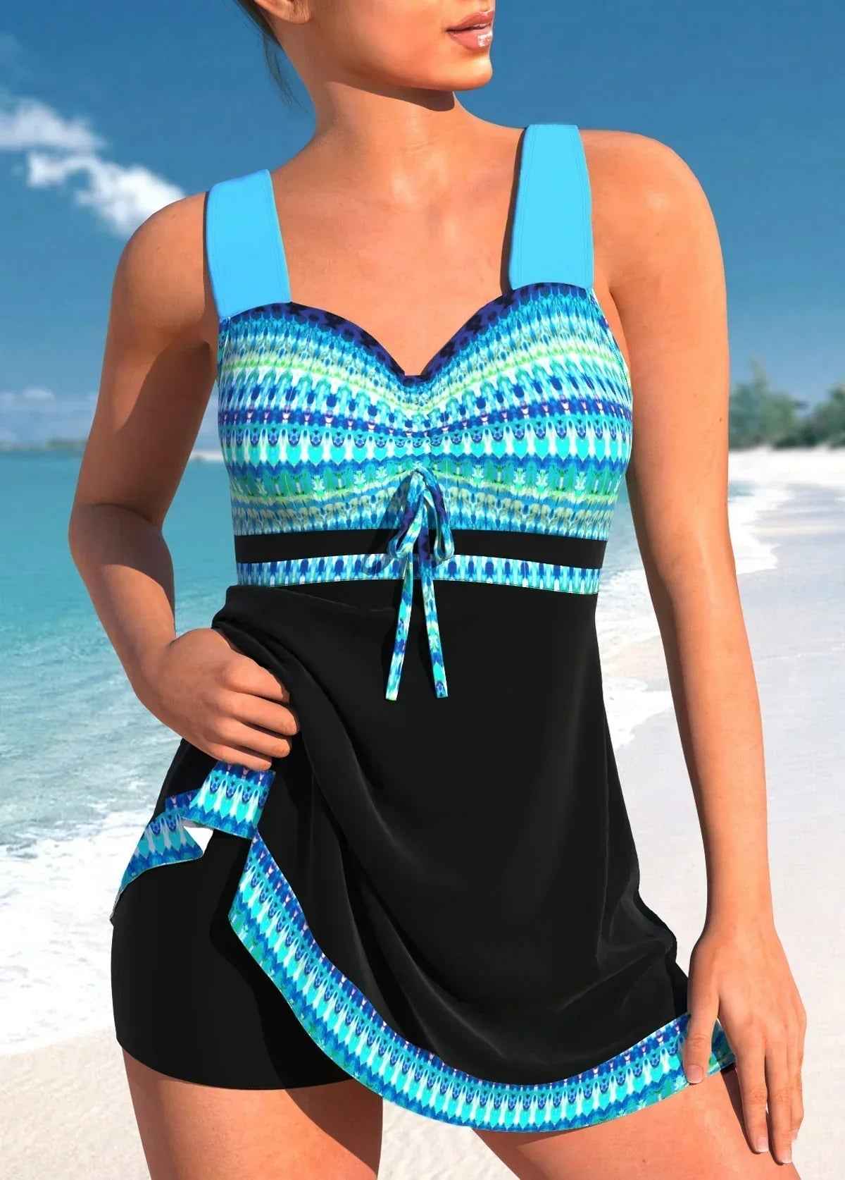Damen Badekleid Schnelltrocknend | Figurfreundlich & Elegant