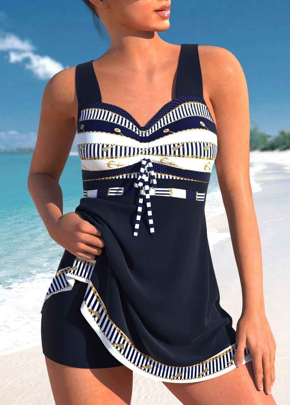 Damen Badekleid Schnelltrocknend | Figurfreundlich & Elegant