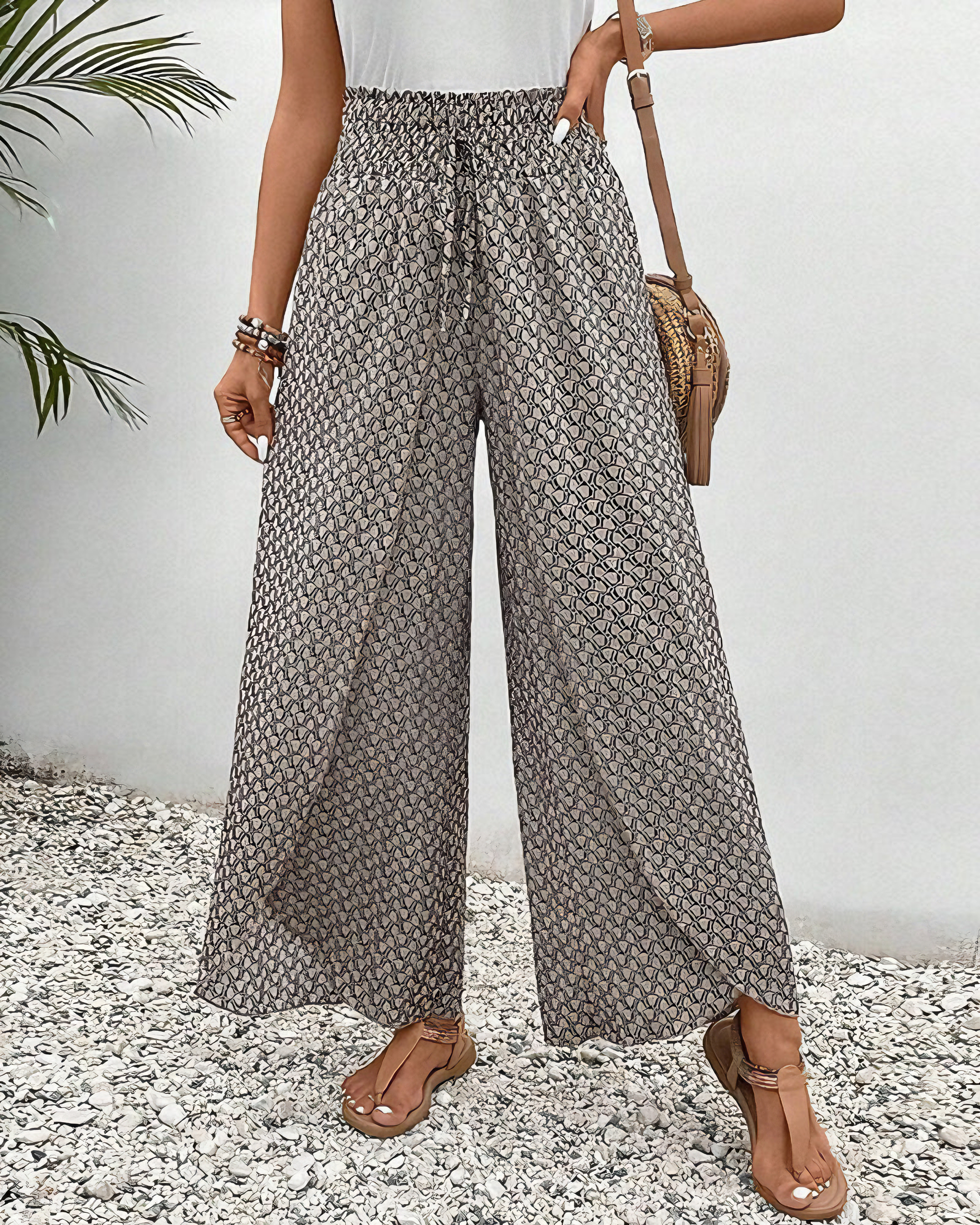 Bequeme Weite Damenhose für Stil und Komfort