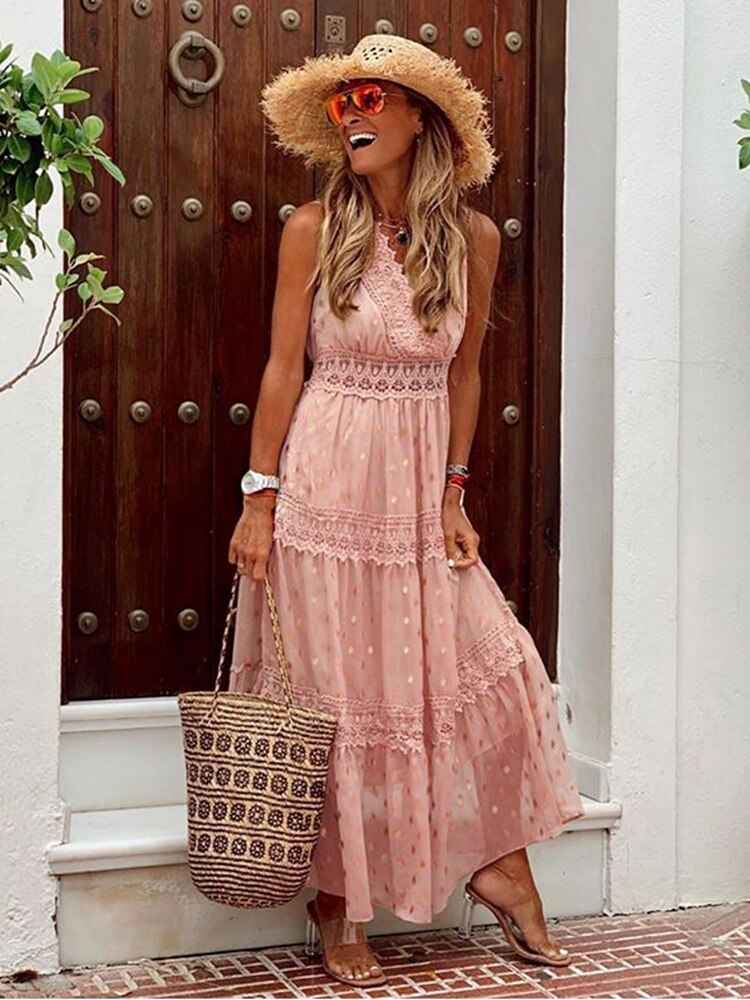 Joanna | Boho Maxi-Kleid
