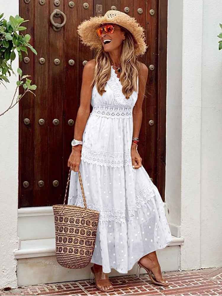 Joanna | Boho Maxi-Kleid
