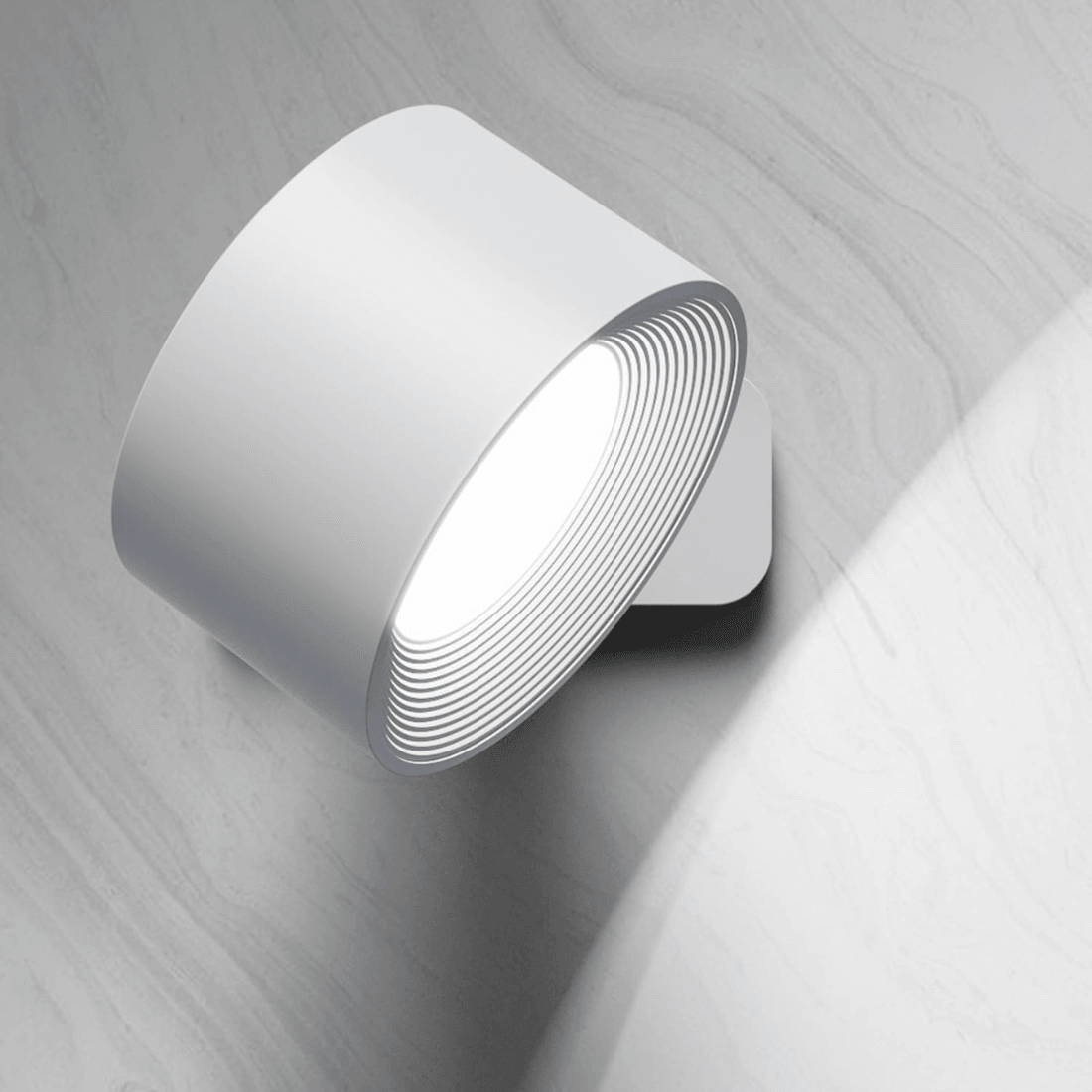 Wandleuchte mit Akku GlowFlex – 360° LED-Beleuchtung, vielseitig, elegant und praktisch