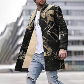 Herren Modejacke - Einzigartiges Abstraktes Muster, Laurent