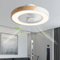 Elegante lampada da soffitto LED con ventilatore per un interno fresco e moderno