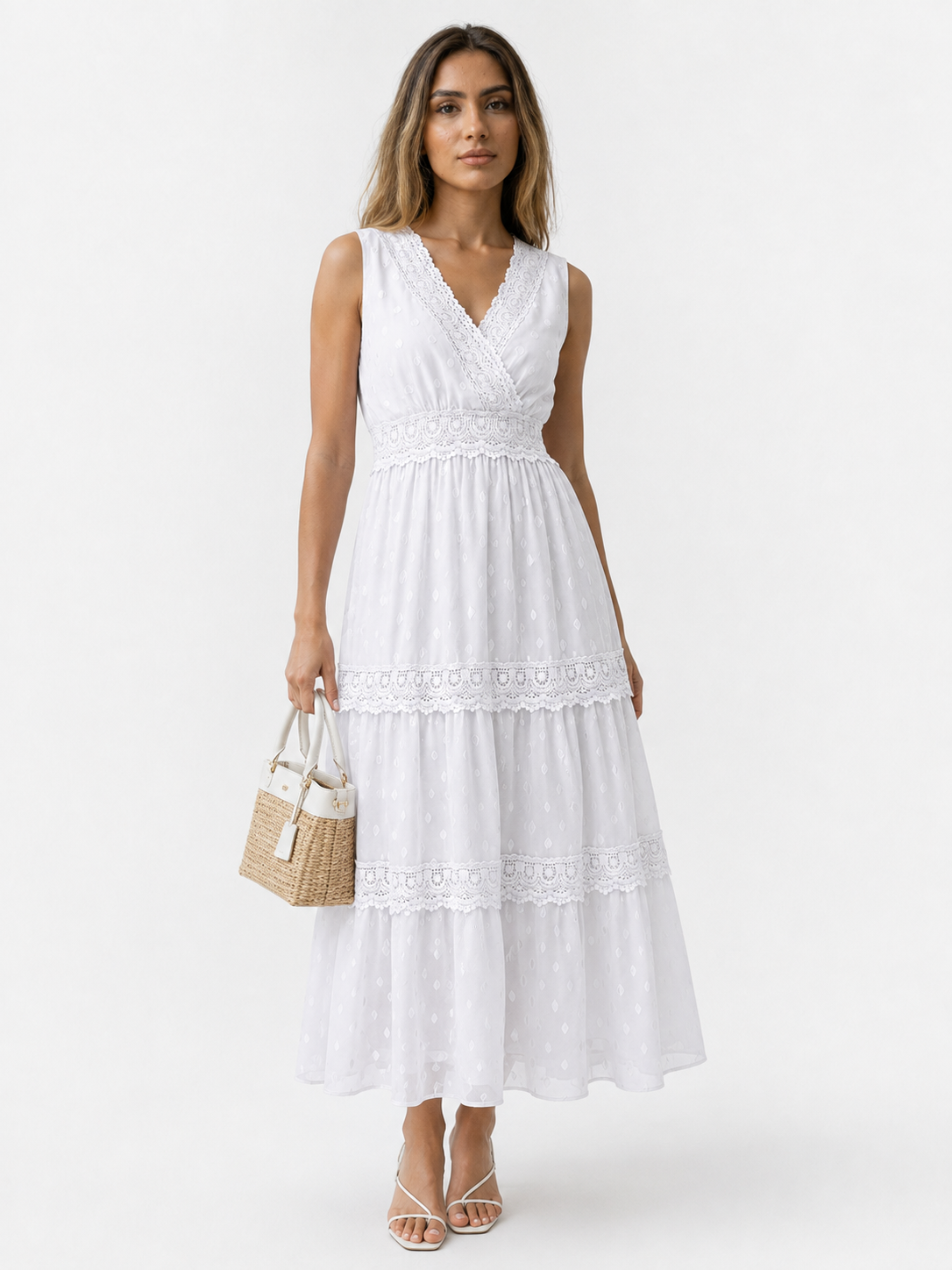 Robe maxi bohème pour femme