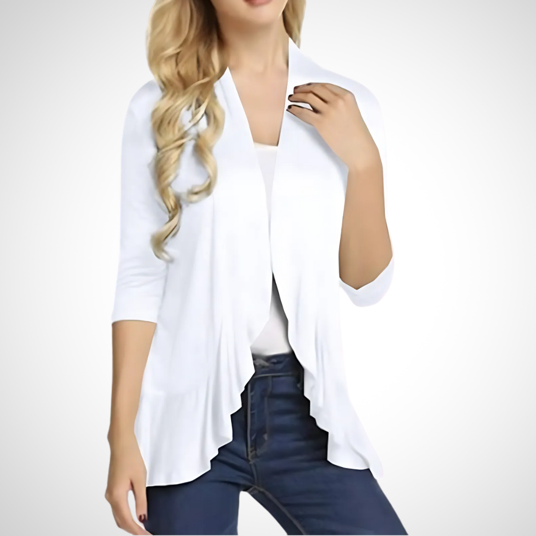 MIRIKIT™ – luftig-lässiges Sommer-Cardigan mit offener Front als Überwurf