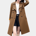 Elegant og minimalistisk vinterfrakke til en trendy stil