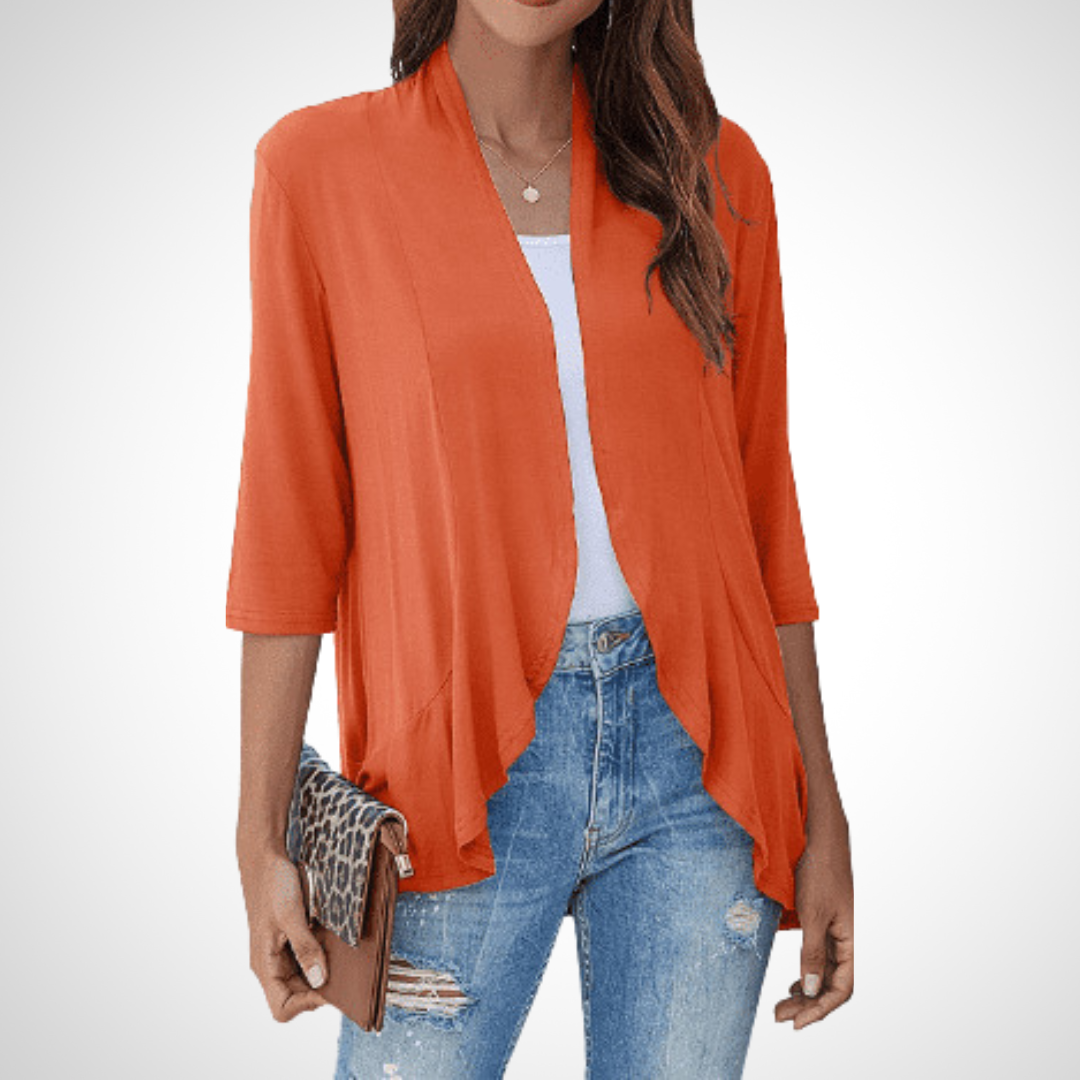 MIRIKIT™ – luftig-lässiges Sommer-Cardigan mit offener Front als Überwurf