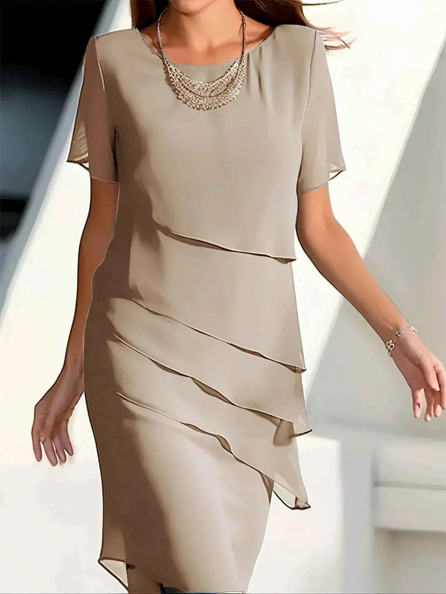 Fiora – Chic Bauchbedeckungskleid für einen schmeichelhaften, mühelosen Look
