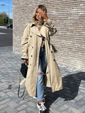Eleganter Damen-Winter-Trenchcoat