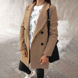 Elegante und zeitlose raffinierte Winterparka