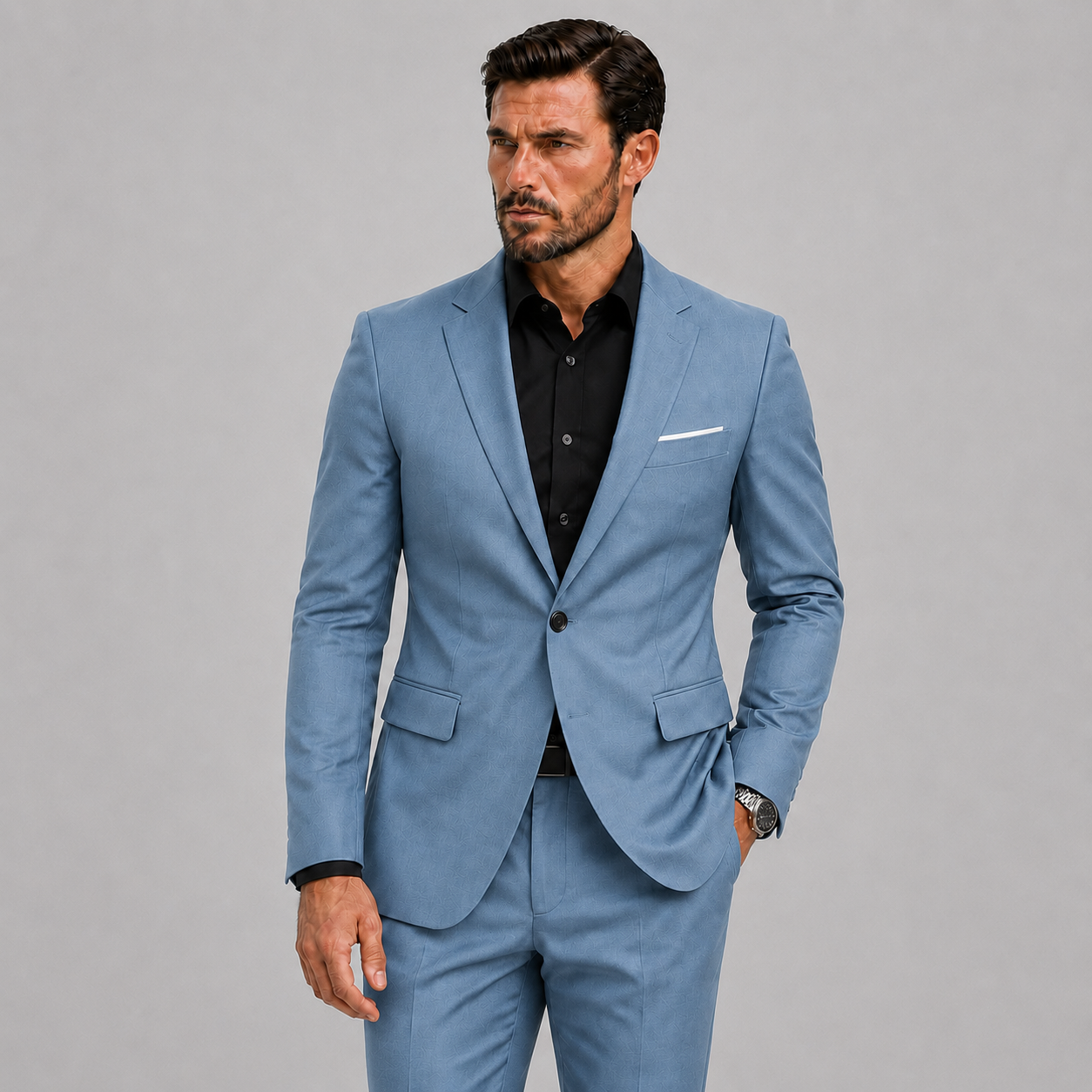 Eleganter Herren Slim-Fit Anzug für Hochzeiten & Festliche Anlässe