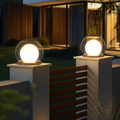 Stilvolle Solar-Außenleuchte mit Handgefertigtem Design