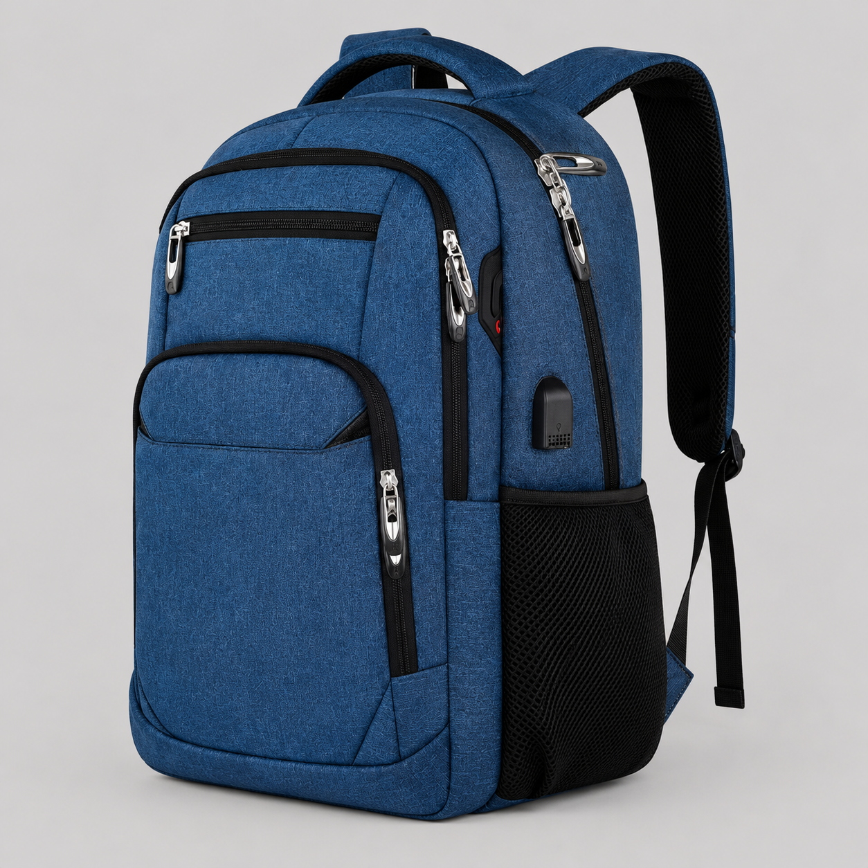 Schulrucksack für Schüler - Wasserabweisend, Laptopfach, USB-Port