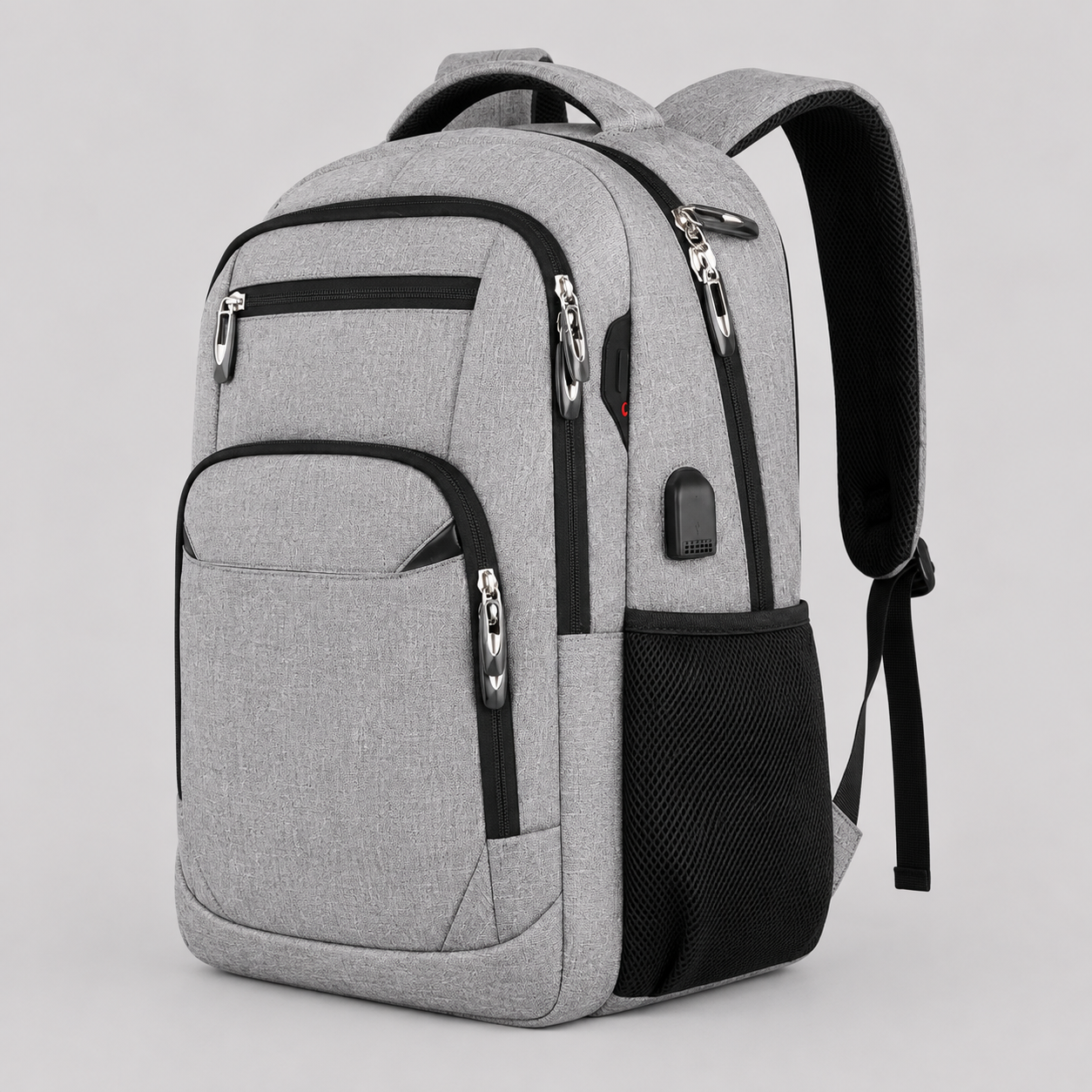 Schulrucksack für Schüler - Wasserabweisend, Laptopfach, USB-Port