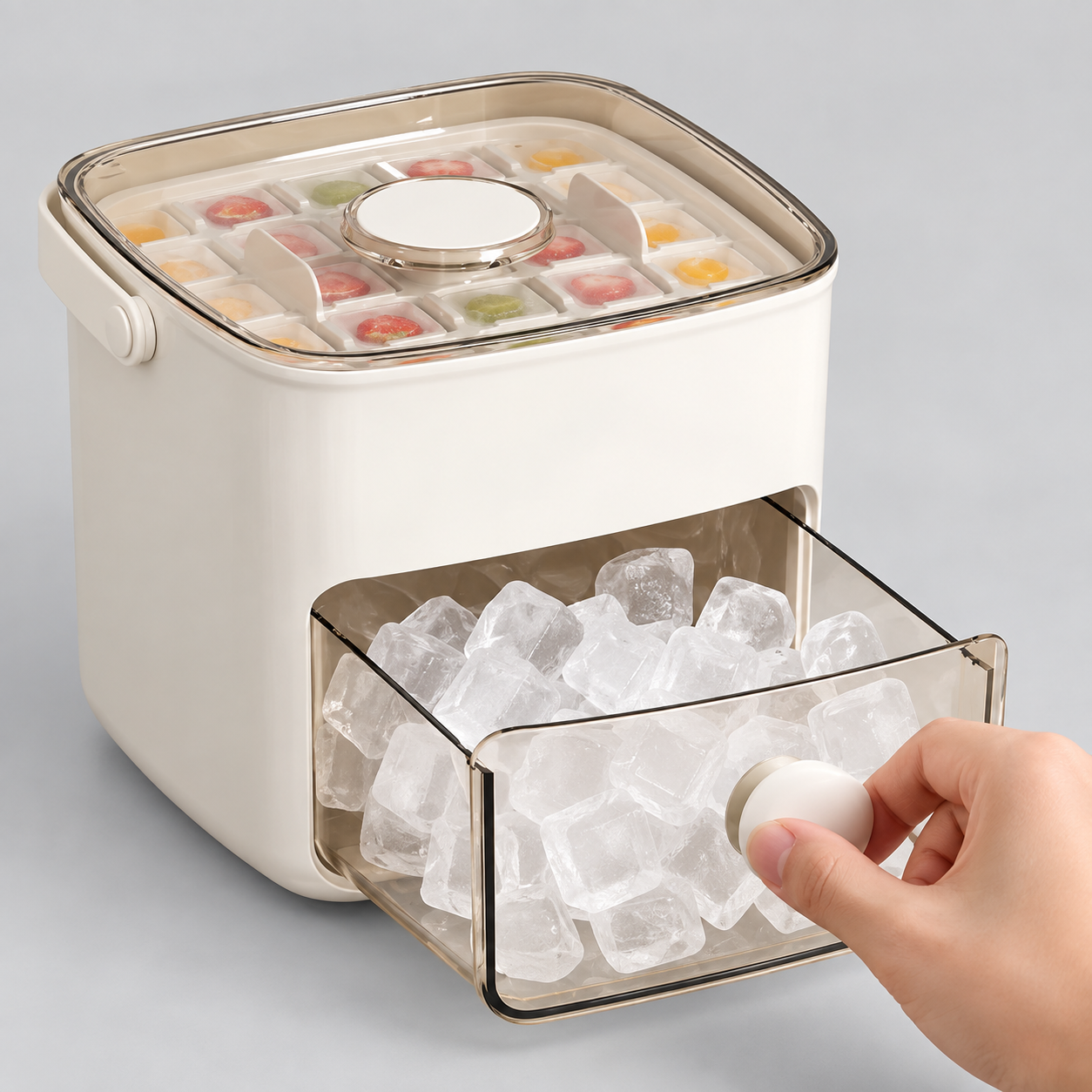 Eisbereiter für Zuhause - Schnellproduktion & vielseitige Eisformen