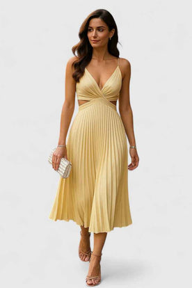 Karen | Zeitloses ärmelloses Kleid mit einer eleganten Silhouette