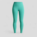 Damen High Waist Midi Leggings Fitness Stretch