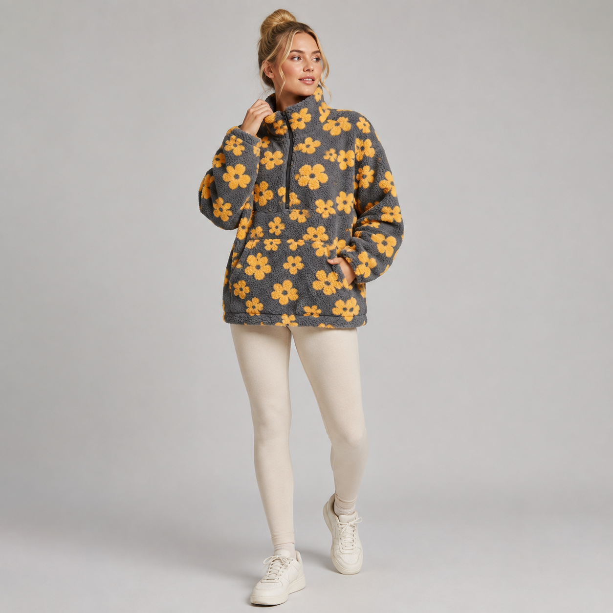 Polartec Masie Bloom avec délicats détails floraux