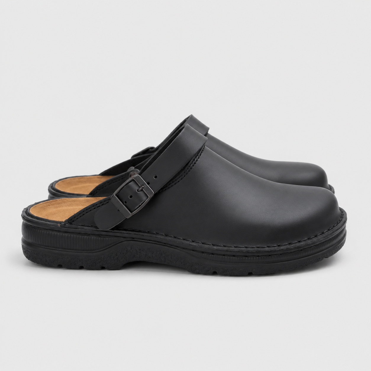 Herren Clogs Orthopädisch - Bequemer Slipper mit Fußstütze