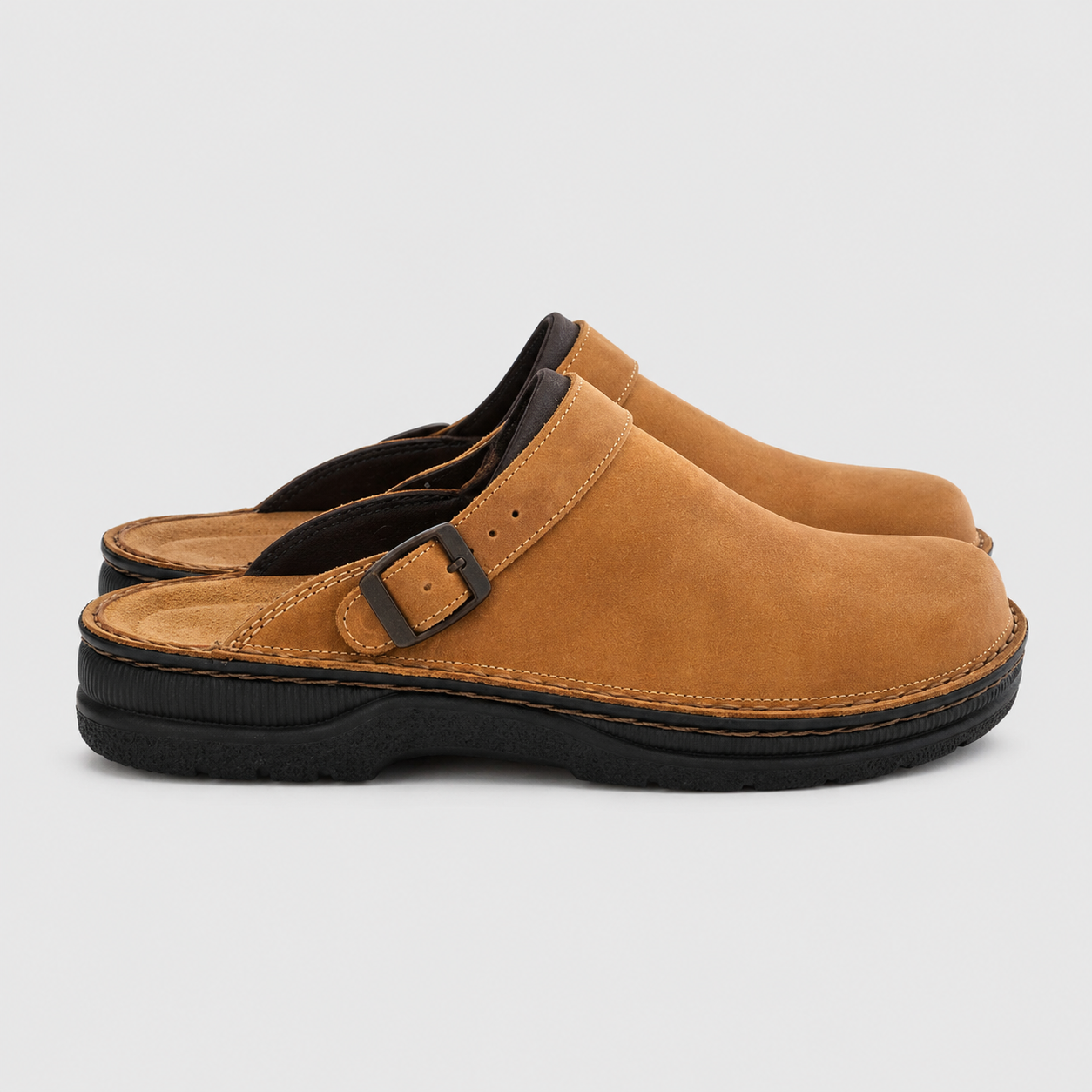 Herren Clogs Orthopädisch - Bequemer Slipper mit Fußstütze
