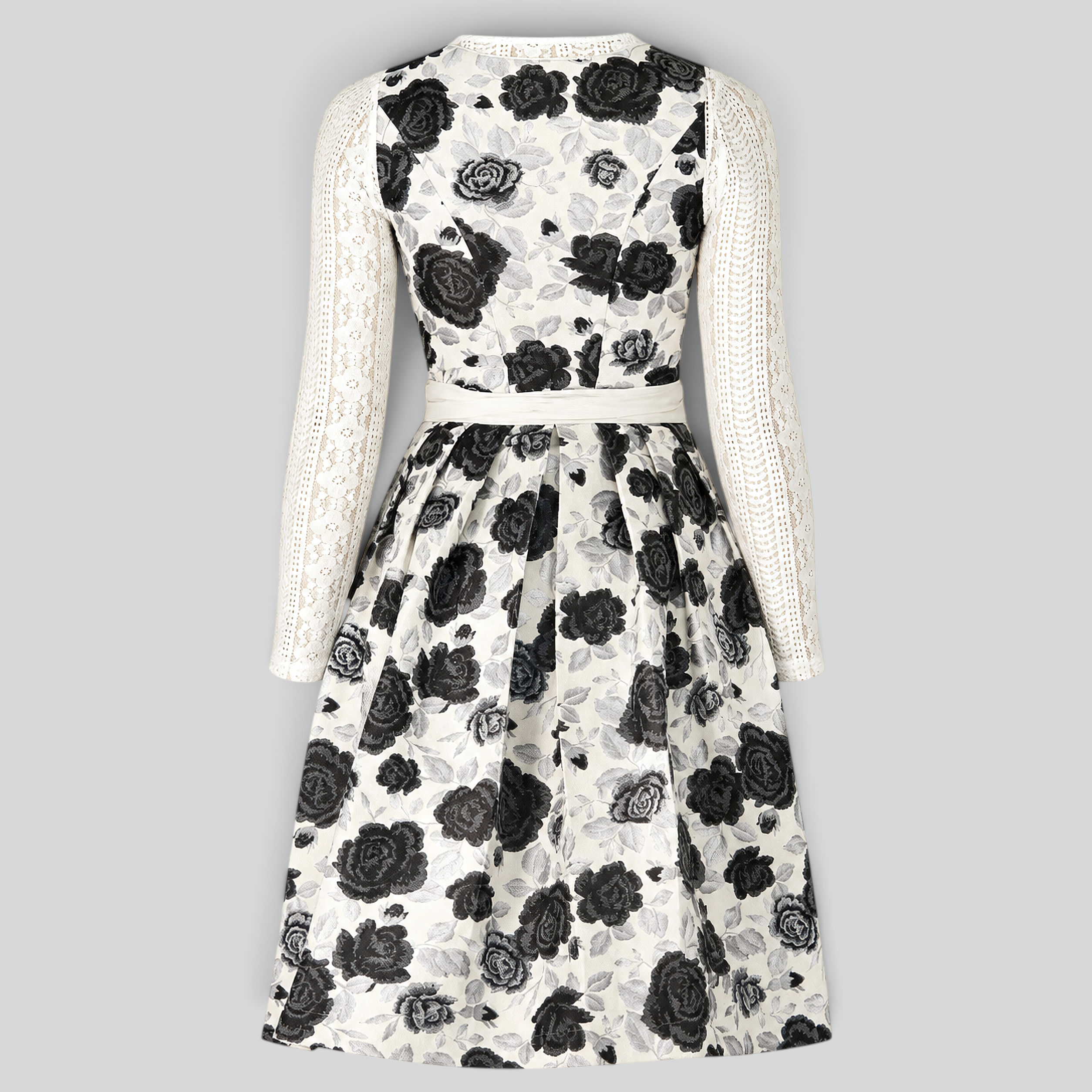 Gifts – Seasonal – Oktoberfest : Dirndljurk Dames Wit - Beierse Stijl met Bloemen en Korte Mouwen in
