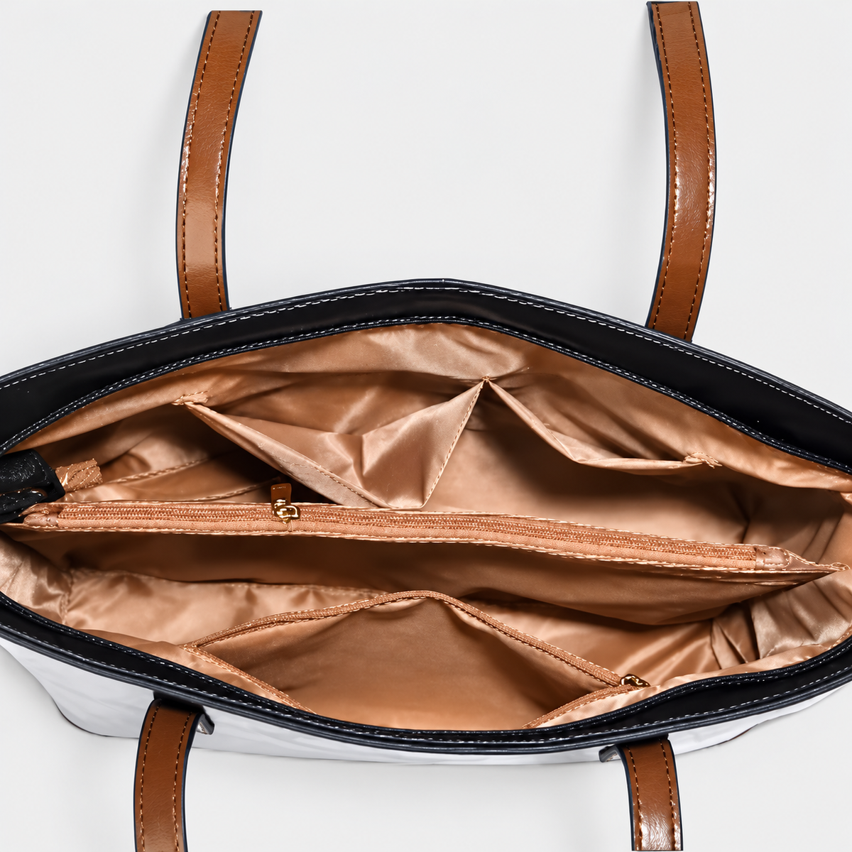 Vintage Leder Schultertasche Damen mit großem Fassungsvermögen