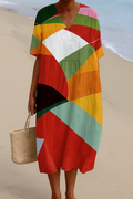 Solène II - Elegant ballkjole med farverigt patchwork til alle anledninger