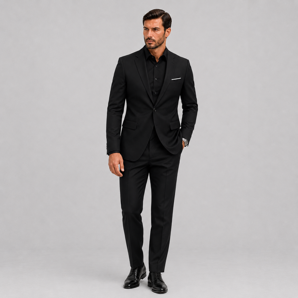 Eleganter Herren Slim-Fit Anzug für Hochzeiten & Festliche Anlässe