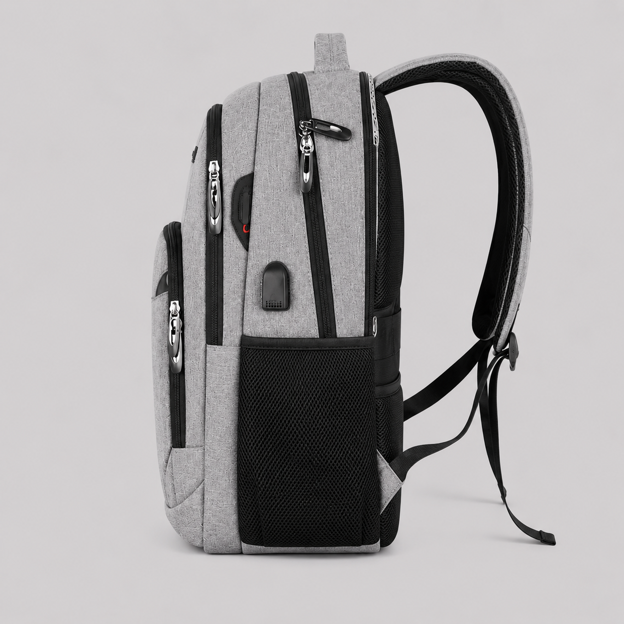Schulrucksack für Schüler - Wasserabweisend, Laptopfach, USB-Port