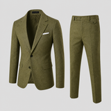 Herren Leinenanzug Slim-Fit - Sommerliche Eleganz