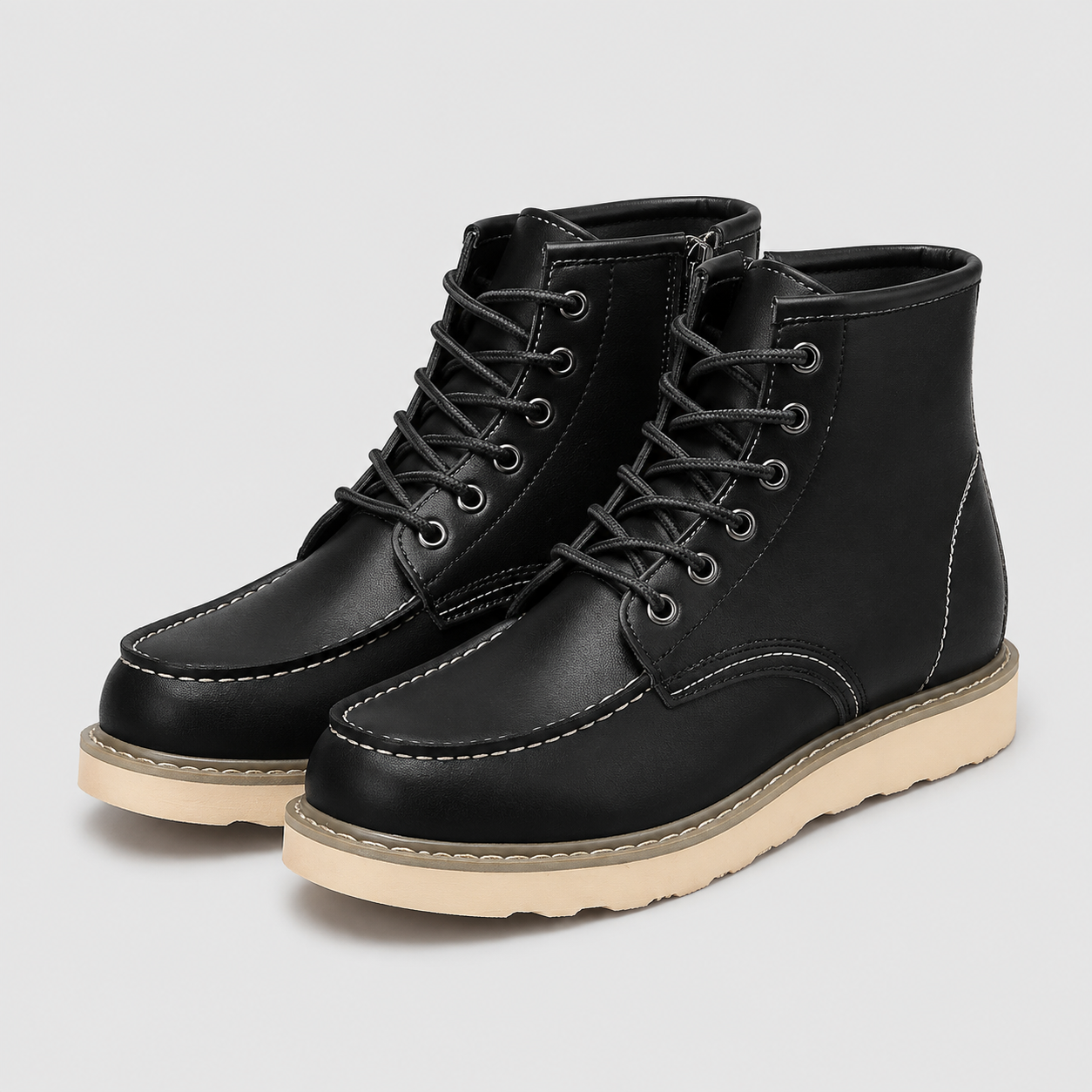 Herren Schnürboots - Vintage-Look, Komfortabel, Strapazierfähig
