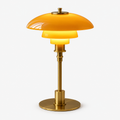 Moderne Dänische Designer-Tischlampe - Geschichteter Schirm, LED