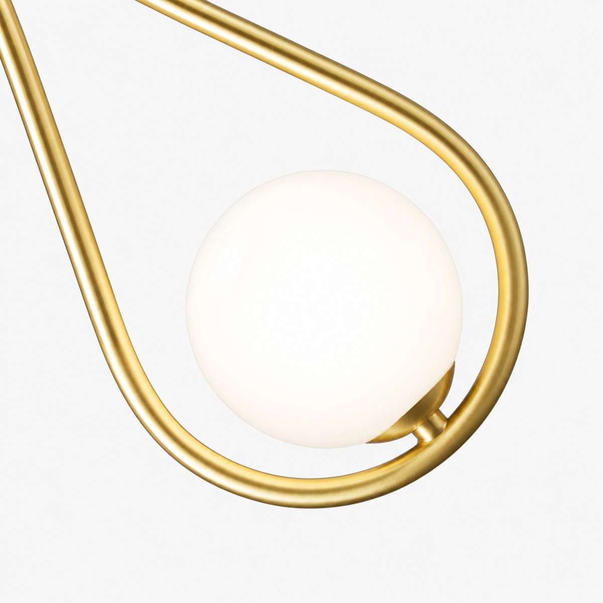 Pendelleuchte Modern Skandinavisch - Höhenverstellbar Gold/Schwarz