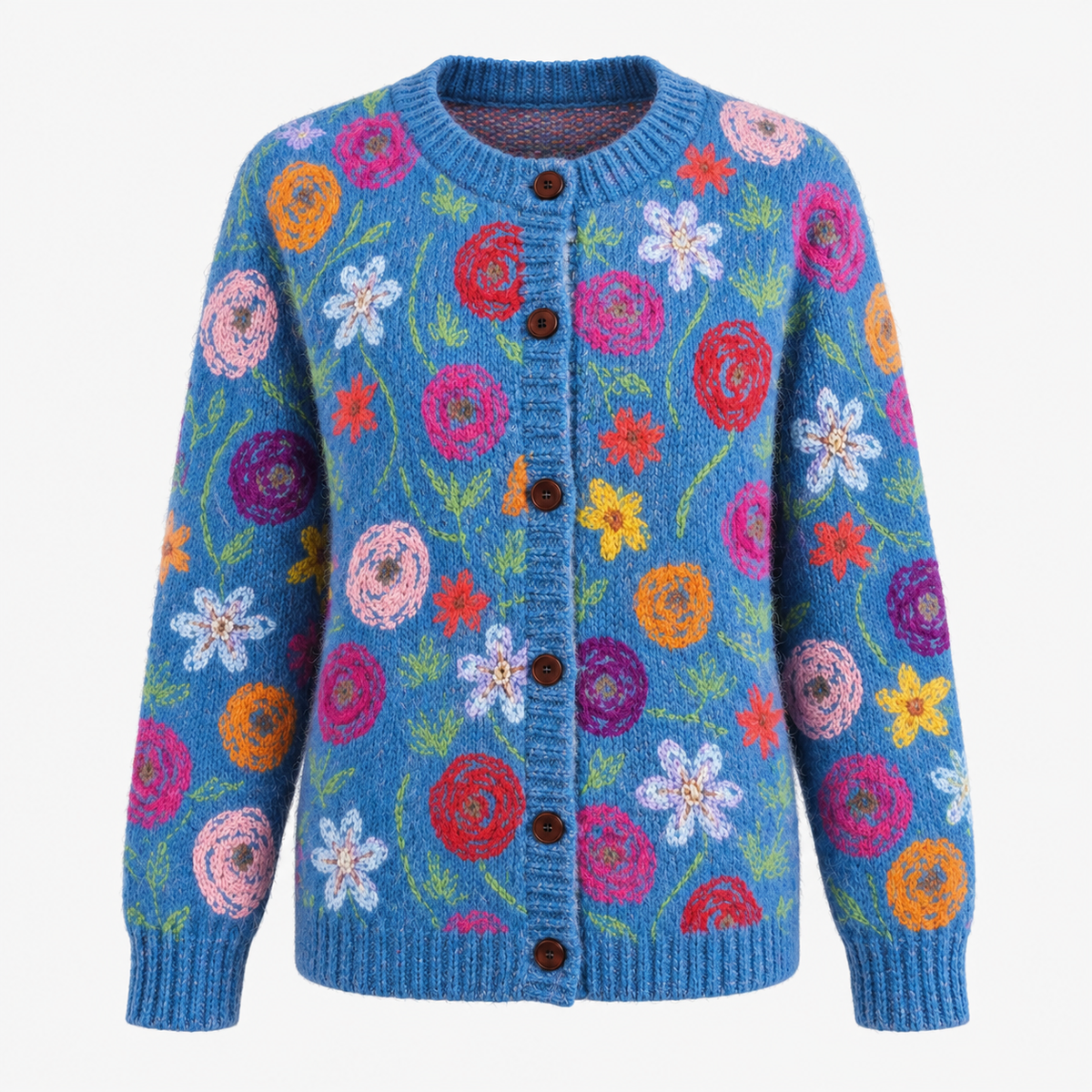 Chic und Casual Damen-Cardigan mit Digitaldruck