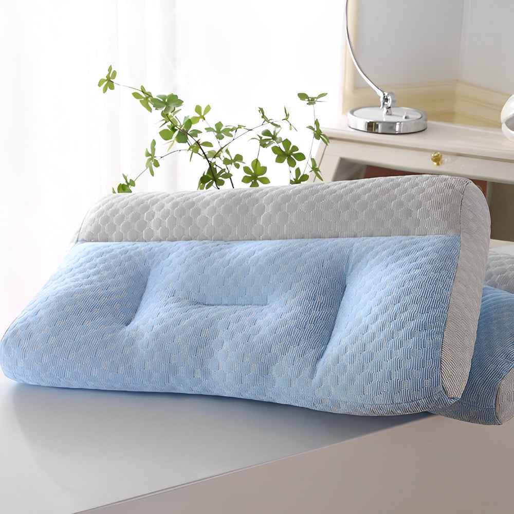 CoolRest - Atmungsaktives, ergonomisches und kühlendes Kissen für erholsamen Schlaf