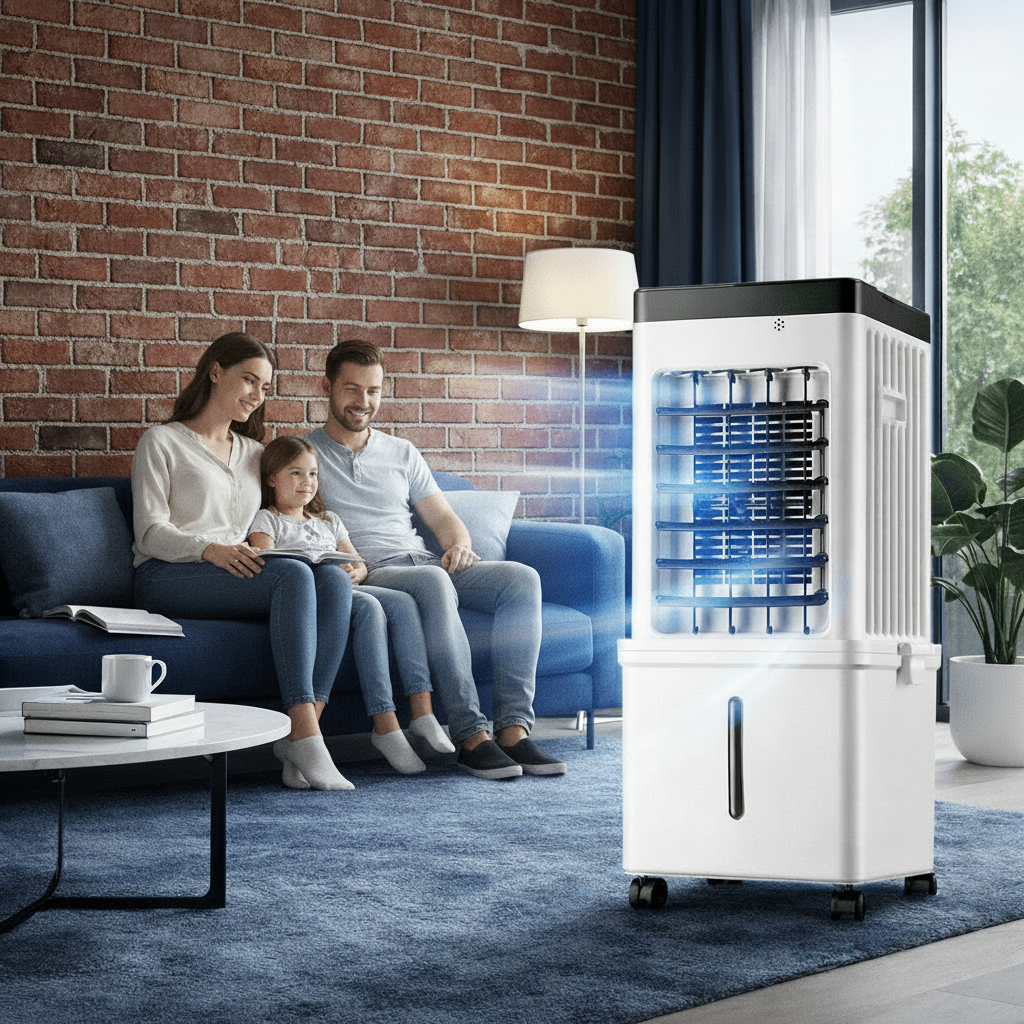 COOLNOVA - Mobiler Luftkühler - Flexible 3-in-1 Frische für Zuhause