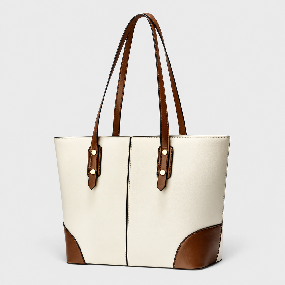 Vintage Leder Schultertasche Damen mit großem Fassungsvermögen